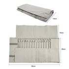 Scikheft Portable Jewelry Roll Untangled Secure Necklace Travel Storage Bag    