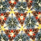 Randel Art Glass Rod Kaleidoscope Dna Of Color 360   Chaos Marble Rag Hand Made