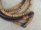 Gorgeous Vintage Kangaroo   Rawhide Western Romel Romal Reins Bridle Headstall