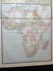 1887   large   Map Of Africa See Description