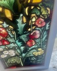 1 Of A Matched Pair Of Exceptional Painted And Fired Stained Glass Windows
