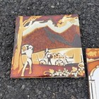Pilkington Vintage Set 2 Tile Panels Mexican Mission Trees Landscape Brown