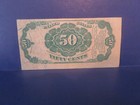 Fr  1380 50 Fifty Cents Fifth Issue Fractional Currency Note About Uncirculated