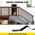 Deck Balusters Metal Deck Spindles 51 Pack 32 25  Aluminum Alloy Railing