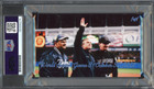 President George W Bush Signed Cut 3x5 Custom Card Psa Dna Slab Auto C4231