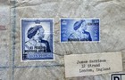 Great Britain 1948 Fdc  kgvi Silver Wedding  morocco Office  93-4  tetuan  rrr