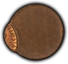 1c Lincoln Memorial Small Cent - Mint Error Struck Off-center - Sku-z7023
