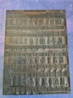 Vintage Letterpress Printing Wood Print Block Plate Sheet Music