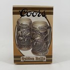 Vintage Coors Beer Stein Rocky Mountain Iron Horse Collection Golden Rails New