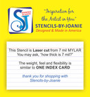 Joanie Stencil Fresh Flower Daisy Gardening Porch Yard Art Country Diy Signs