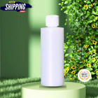4-pack Plastic Cylinder Bottles     Flip-top  Refillable  Squeeze Dispensing Use