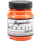 Jacquard Textile Color Fabric Paint 2 25oz Fluorescent Orange