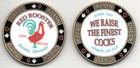 Red Rooster Beatty Nevada Legal Brothel  Cat House Whore House Brass Coin