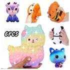 Jumbo Kawaii Squishy Set - Scented Slow-rising Stress Toys For Kids