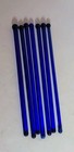 Vintage Glass Drink Cobalt Blue Stirrer Swizzle Sticks Lot  7 