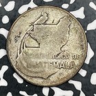 1943 Guatemala 50 Centavos Lot n2723 Silver 