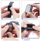 For Apple Iwatch Series 8 7 6 5 se 2 41 45 40 44mm Case Screen Protector Cover