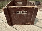 Early 20th Century Coca Cola In Bottles Wooden Crate case  Willits   Ukiah   Ca 