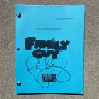Family Guy 2009 Rush Limbaugh Ep Signed Pre-title Production Used Draft Scripts