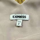 Express Women s Petite Camisole Tank Top Light Pink Polyester Adjustable Strap