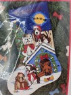Dimensions 9113 Holiday Hounds Needlepoint Christmas Stocking Kit   Sealed