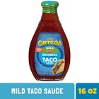 Ortega Original Taco Sauce  Mild  16 Ounce 16  pack Of 1   Mild