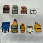 Vtg Matchbox Series Lot Vw Bug Foden Concrete Mixer Fire Truck Trailer Excavator