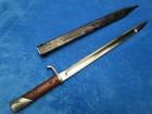 Rare Original Ww1 German M1914 Gottsho Bayonet And Scabbard