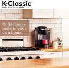 Keurig K-classic Single Serve K-cup Pod Coffee Maker  With 3 Brew Sizes  48oz Re