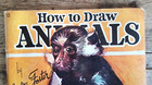 Walter Foster How To Draw Animals  12  Vintage Art Book