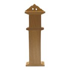 1 12 Scale Grandfather Clock Maple Brass Pendulum Dollhouse Miniature