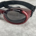 Doggles Ils Protective Eyewear For Dog Size Large 50-95lbs Adjustable Maroon Red