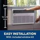 Ge 14 000 Btu 115-volt Smart Window Air Conditioner 700 Sq ft  wi-fi