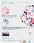 Womens Classic Printed Surgical Scrub Cap With Buttons   Sweatband