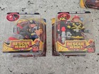 Lot Of 6 Fisher Price Rescue Heroes Night Patrol Figures New Willy Stop Cuffs  