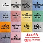 Siser Sparkle    Heat Transfer Vinyl For T-shirts 12  X 1 Foot  iron-on 