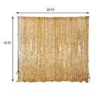 Gold Big Payette Sequined Backdrop 20x10 Ft Wedding Photo Prop Party Wholesale