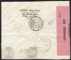 Palestine 1941 Censor Cover To Egypt