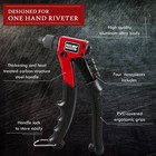 Rivet Gun With 200pcs Rivets  Manual Rivet Gun Kit With 4 Tool-free Interchan   