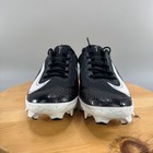 Nike Alpha Huarache Elite 4 Low Mens Size 12 Black Baseball Cleats Fd6221-001