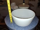 Mid-century 1955 Pyrex 21 Ribbed Mixing Bowl 3 Quart Qt White Glass  Lot  g275