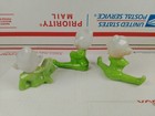 3 Pc Pixie Lot Green Ceramic Christmas Elf Figurines Japan Check Pictures 