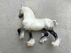 Breyer Classic Horse Web Special  711990 Flurry Glossy Grey Shire Draft Holiday