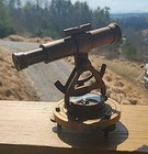 Brass Alidade 5 5 Decorative Telescope With Base Compass Gifts