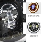 Headlights Skull Led Headlight Motorcycle Led 17 60x17 60x6 60cm Black