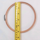 Gibbs 5  Felt Grip Wood Embroidery Hoop With Spring Tension Vintage Made In Usa