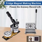2 x 2  Square Magnet Machine   Badge Maker Kit 100pcs Materials