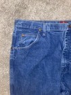 Wrangler Relaxed Fit Jeans Men s 42x34 Straight Leg Stretch Denim Dark Blue Nwt
