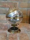 Mid-century West Germany Sputnik Weather Station Globe Hygrometer Barometer