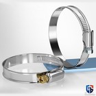 Hose Clips Worm Drive Hose Clamps 201 a2 Stainless Steel Pipe Clip 8mm-150mm